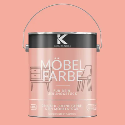 Produktbild von Kenzopaints 2,5Liter Möbelfarbe Möbellack - Morgenröte in Cannes