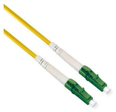 Produktbild von ROLINE Glasfaserkabel 9/125 µm OS2, LC/LC, LSOH, APC, simplex, gelb, 5 m