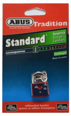 Obrázek produktu pro Zámek třmenový ABUS 25 mm na klíč