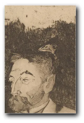 Immagine prodotto di Stampa artistica "Ritratto di Stéphane Mallarmé" di Paul Gauguin – 40x60 cm – non incorniciata