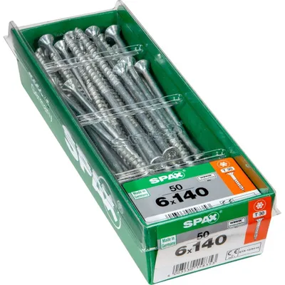 Produktbild von Spax Universalschrauben 6.0 x 140 mm TX 30 - 50 Stk.