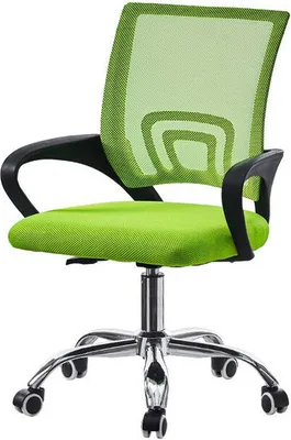 Image de Chaise de bureau CLIPOP ergonomique Chaise pivotante en maille, réglable en hauteur avec filet, fonction bascule, vert