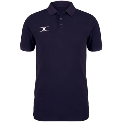 Obrázok produktu pre Športové polo tričko Gilbert, tmavomodré, veľkosť XL, bavlna, rugby