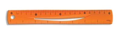Produktbild von Pomarańczowa linijka elastyczna 20 cm