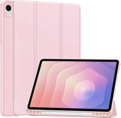 Produktbild von Schutzhülle mit Klappe für Galaxy Tab S11, Bizon Case Tab Lizard, Rosa