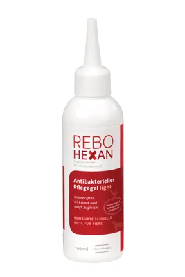 Produktbild von ReboHexan Gel light 100 ml: Wundgel, Förderung der Wundheilung, Vermeidet Ankleben an Verbänden, Schmerzlose Anwendung, Alkoholfrei