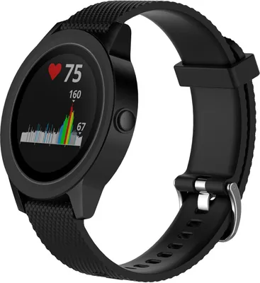 Obrázok produktu pre INF Náramok kompatibilný s Garmin VivoActive 3/Move/Forerunner (20 mm) TPU Black