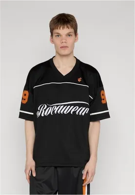 Produktbild von Rocawear BALLER Trikot, Farbe: Schwarz/Hawaii-Sonnenuntergang, Größe: XL