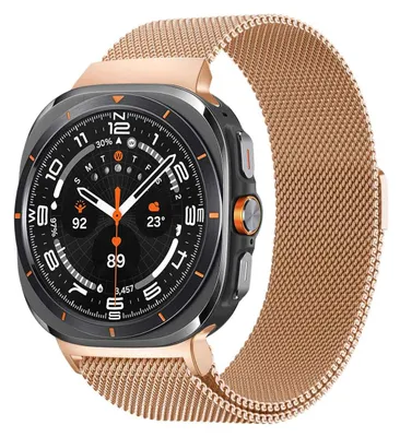 Imagen del producto de Correa milanesa magnética para Samsung Galaxy Watch Ultra 2 (2026) / Ultra (2024/2025) - Oro rosado