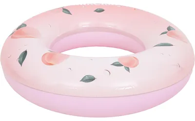 Produktbild von SunClub Schwimmring aufblasbar Pfirsich Ø 106 cm mit Sicherheitsventil und Sommerdesign