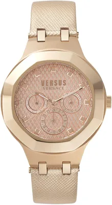Image de Versus by Versace VSP360317 Laguna City cadran or rose Montre femme bracelet cuir