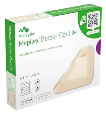 Produktbild von MEPILEX Border Flex Lite Schaumverband 4x5 cm 10 St