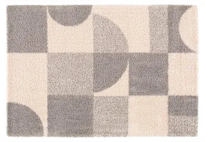 Image de Tapis d'intérieur rectangle à motifs "Tyler" - Beige / Gris - 160 x 230 cm