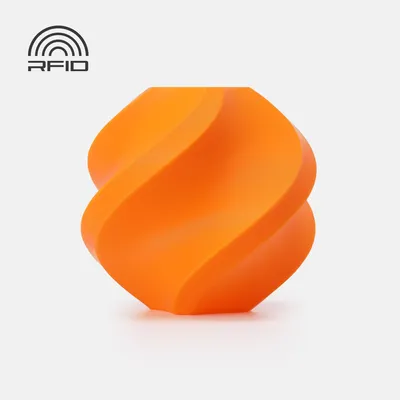 Produktbild von Bambu Lab PLA Basic Filament mit Spule 1kg Kürbis-Orange