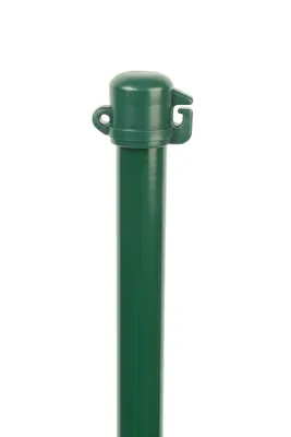 Image de Alberts 854263 Barre universelle, surface lisse, phosphatée au zinc, plastifiée verte, longueur 1500 mm, Ø de poteau 16 mm, jeu de 20 pièces