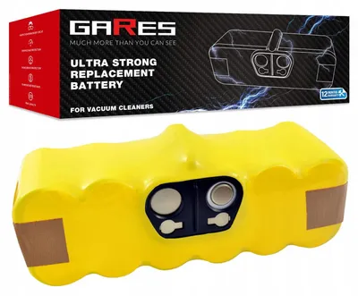 Obrázok produktu pre GARES Akumulátor Batéria pre iRobot Roomba 605 | 14,4V 3Ah | Zosilnená séria Vysoký výkon | Gares