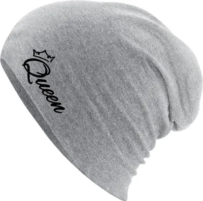 Produktbild von Huuraa Beanie Queen Krone Heather Grey One Size Baumwolle und Elasthan Mütze Geschenkidee