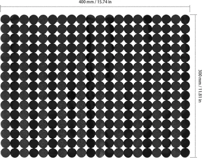 Produktbild von 4 Stück Spülbeckenschutz 40 x 30cm, PVC Spülbeckenmatte Spülbeckeneinlage, Schwarz Abtropfmatte Zuschneidbar für Geschirr, Gemüse