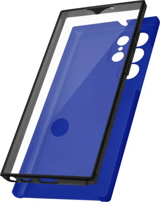 Produktbild von Avizar, Schutzhülle für Vorder- und Rückseite für Samsung Galaxy S22 Ultra, Blau