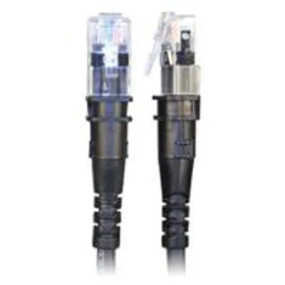 Zdjęcie produktu dla PatchSee TP-6A-F/6, 1,8 m, Cat6a, U/UTP (UTP), RJ-45, RJ-45, Czarny