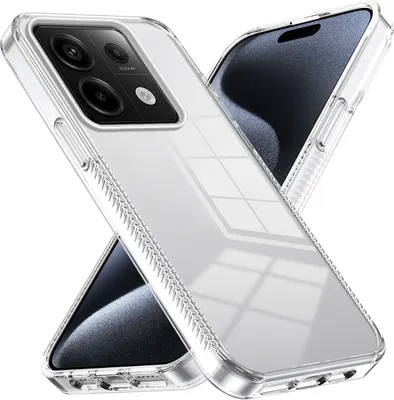 Produktbild von Hülle für Xiaomi Redmi Note 13 Pro Rutschfest Kristallklare Stoßfeste TPU Bumper Handyhülle Transparent
