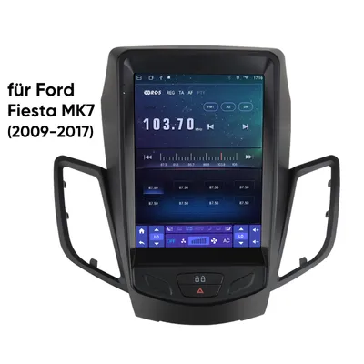 Produktbild von Autoradio Für Ford Fiesta 2009-2017 Android Wireless CarPlay Android Auto Navi 9,7" 4GB+64GB DSP GPS 4G LTE WIFI DAB+ Bluetooth