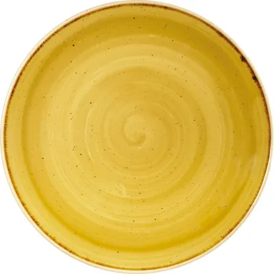 Produktbild von Churchill Stonecast, runder Coupe-Teller, Senfkorngelb, 260 mm, (12 Stück)