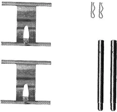Produktbild von TEXTAR 82076600 Zubehörsatz Scheibenbremsbelag für VW Touareg (7LA, 7L6, 7L7) Touareg (7P5, 7P6) für AUDI Q7 (4LB) für PORSCHE Cayenne (9PA)