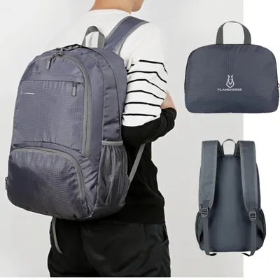 Produktbild von STUNQ® Leichte Faltbare Rucksack Herren Damen Wasserdicht Outdoor Reisen Wandern Radfahren Tagesrucksack Camping