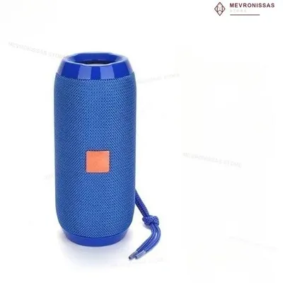 Obrázek produktu pro Bluetoothový reproduktor, přenosný design, funkce FM rádia, modrá barva