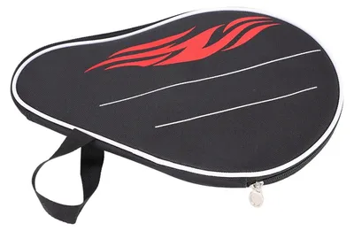 Produktbild von Tischtennistasche Tischtennisschlägertasche Schlägerhülle - Für 1 Schläger und 3 Bälle - Oxford-Material - Mit Handgelenkschlaufe - Für unterwegs