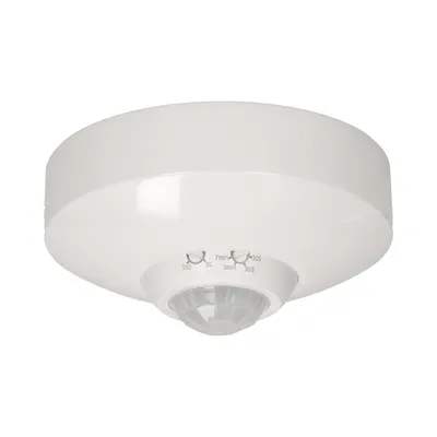 Obrázek produktu pro Detektor pohybu 360 stupňů IP20 800W bílý nastavitelný senzor
