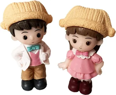 Zdjęcie produktu dla Habarri | miniaturowa figurka - figurka do miniaturowego domu - dziewczynka i chłopiec z Holandii - figurka do zabawy dla dzieci w wieku od 3 lat