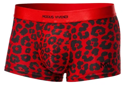 Zdjęcie produktu dla MODUS VIVENDI Leopard Boxer Red - Größe L