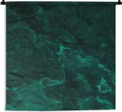 Produktbild von MuchoWow® Wandteppich Wandbehang Marmor - Limone - Grün - Strukturiert - Marmoroptik 150x150 cm Tapisserie Dekoration Wandtuch - Wohnaccessoires - Modernes