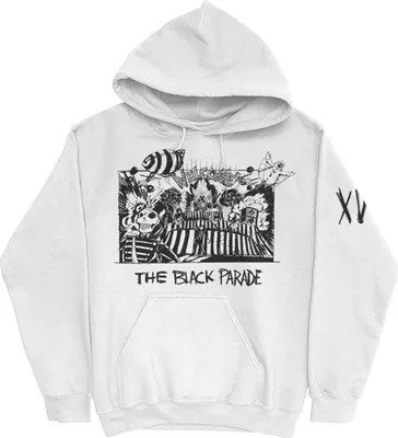 Image de My Chemical Romance - "The Black Parade" Sweat à capuche Homme/Femme Unie RO5557 (M) (Blanc)