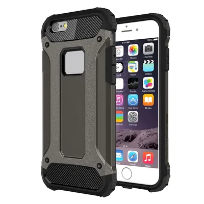 Produktbild von Mobigear Outdoor iPhone 6s Hülle Hardcase Backcover Stoßfest - Schwarz
