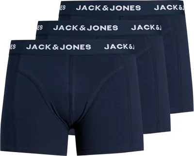 Produktbild von JACK & JONES Herren J&J Boxershorts 3er Pack Stretch Unterhose JACANTHONY Größe: XXL