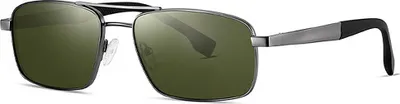 Image de Lunettes de soleil polarisantes haut de gamme Veyrey, modèle aviateur Buugug