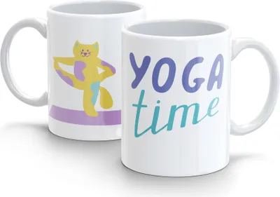 Produktbild von Kubek 300ml Joga Namaste Yoga Zeit v5