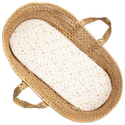 Image de Drap-housse Sidonia - 70 x 30 cm - Beige | par SEVIRA KIDS