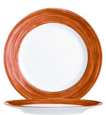 Obrázok produktu pre Pl plochý tanier v terakotovej farbe, priemer 19,5 cm - balenie 24 kusov