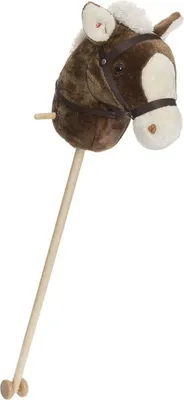 Obrázek produktu pro Hnědý plyšový koník, s hlínou 100 cm, koník