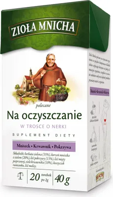 Zdjęcie produktu dla Zioła Mnicha na oczyszczanie 20tb/40g