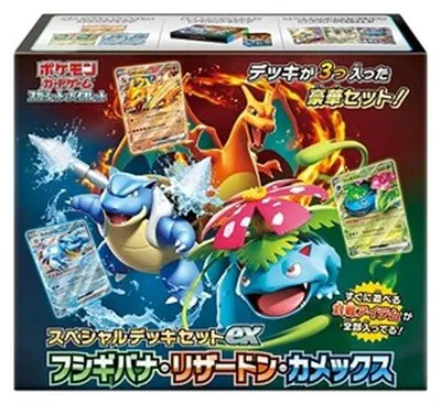 Immagine prodotto di Pokemon Venusaur & Charizard & Blastoise Special Deck Set ex Japanese