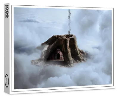 Produktbild von raxxa Premium-Puzzle "Traumwelten - Wolkenkuckucksnest", 1000 Teile
