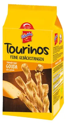 Image de De Beukelaer Tourinos Gouda croustillant en pâte levée 125g