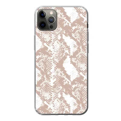 Produktbild von MuchoWow® Handyhülle Schutzhülle Hülle für iPhone 13 Pro Max Schlangendruck - Formen - Pastell Silikon Softcase Handy Hülle - Mobiltelefon
