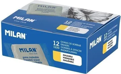 Imagen del producto de Gomas de borrar para carbón y grafito (12 unidades) MILAN