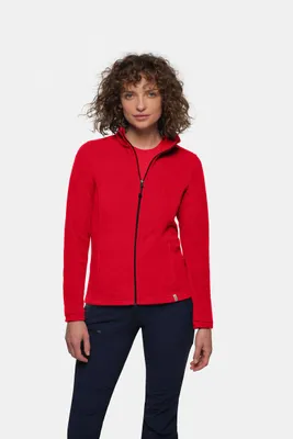 Produktbild von HAKRO Fleecejacke Damen 246 rot, XL